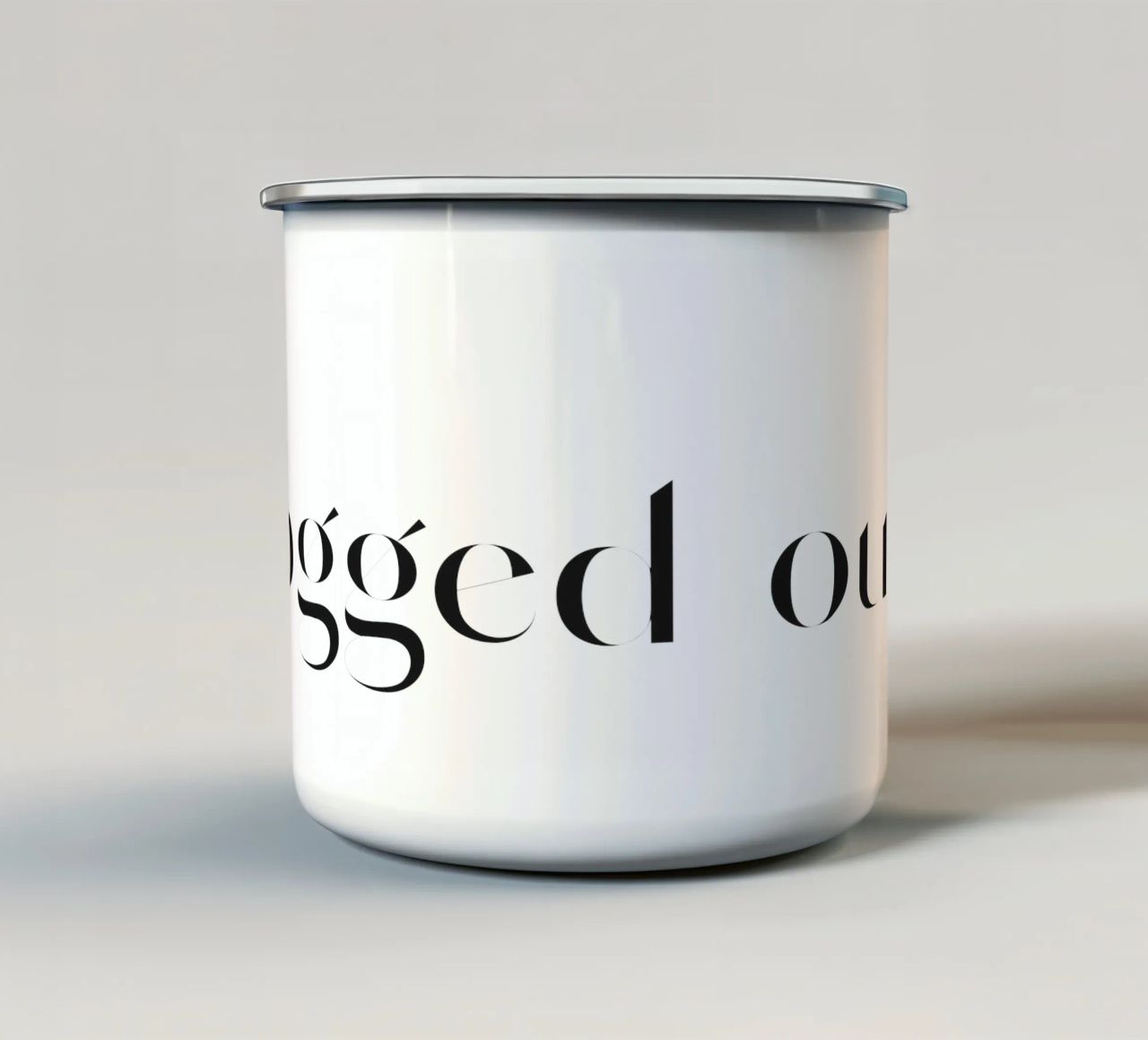 Logged Out tazza in smalto da treechild