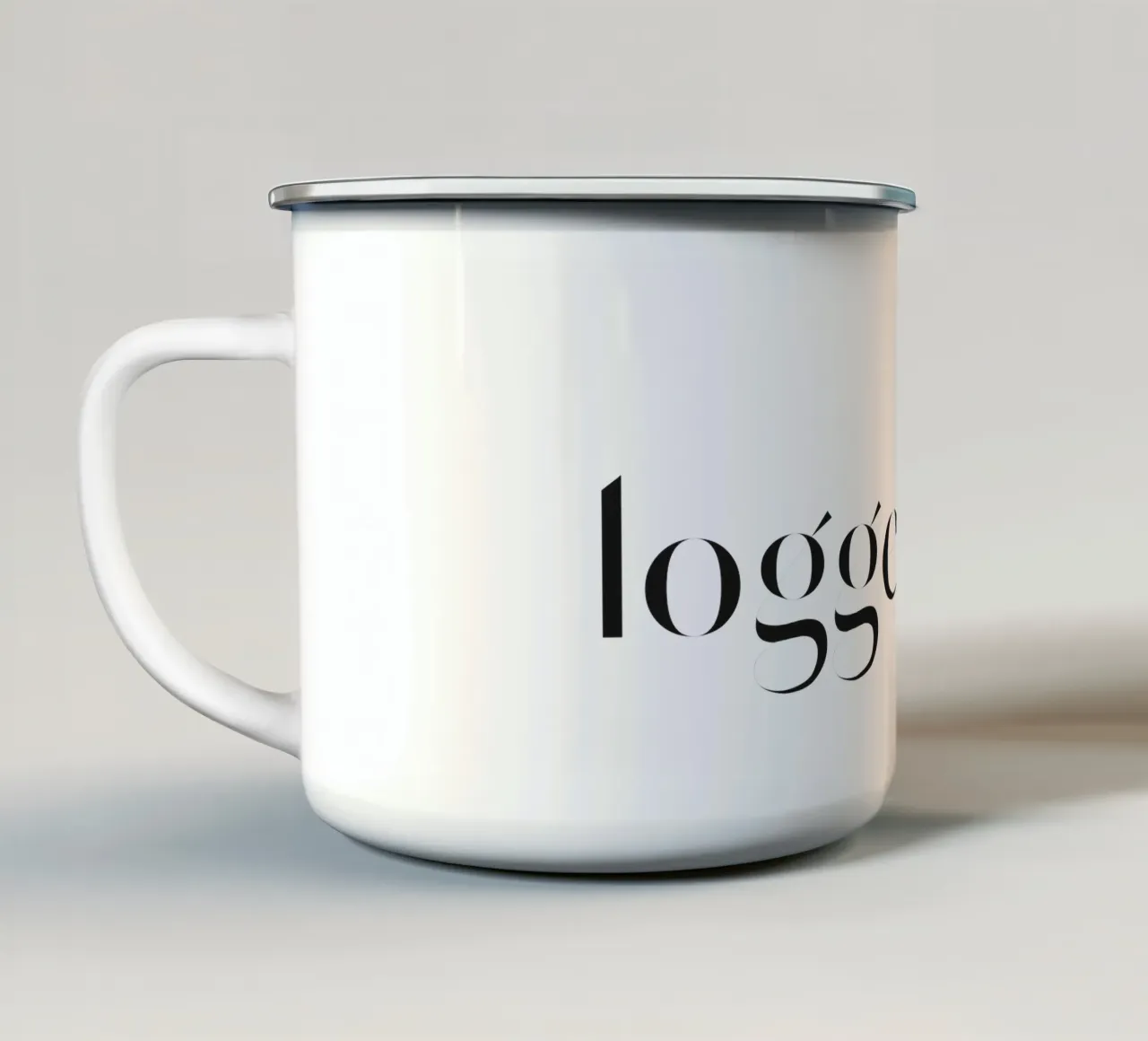 Logged Out taza de esmalte de treechild
