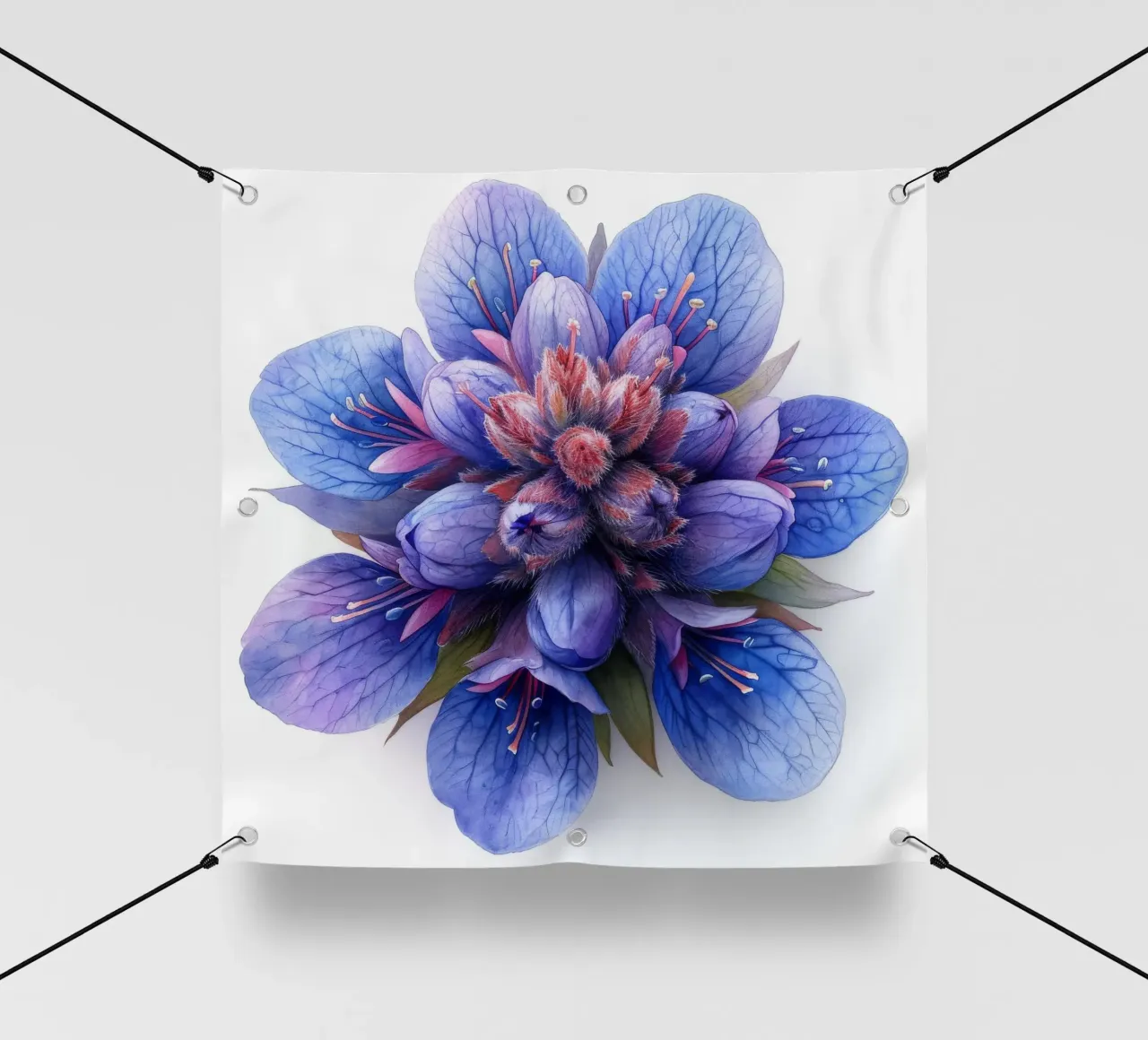 Fiore di schiuma 4 telo in pvc da Bold Blooms
