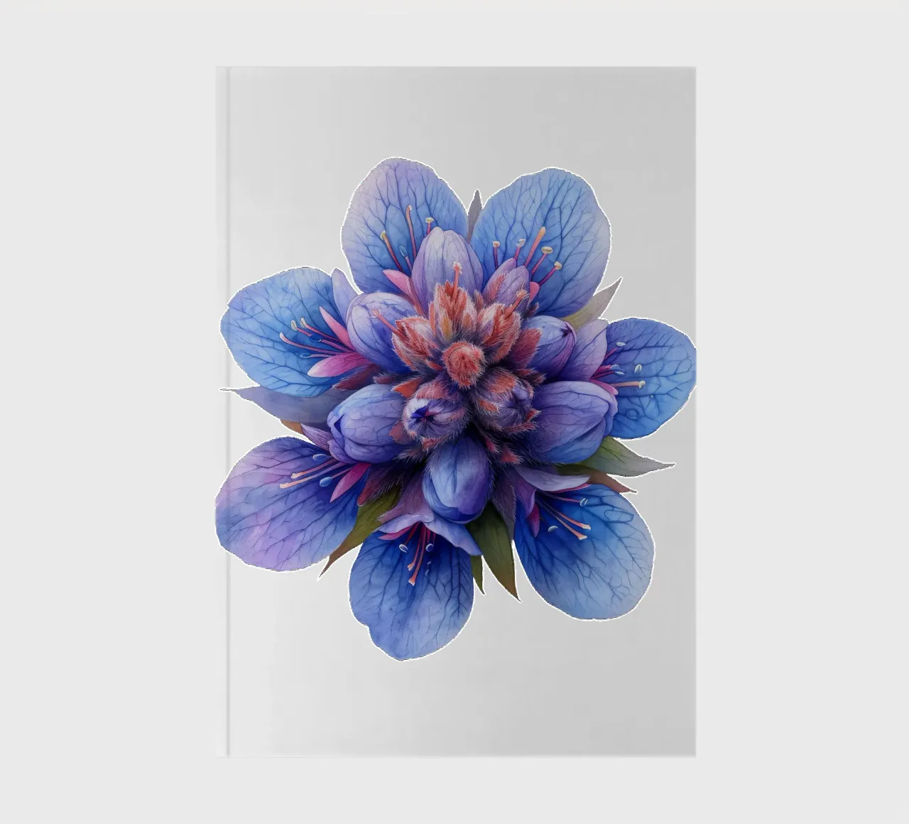 Foamflower 4 notebook by Bold Blooms