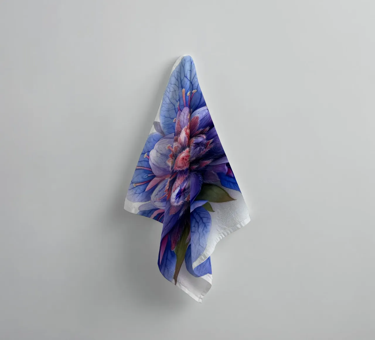 Foamflower 4 towel by Bold Blooms