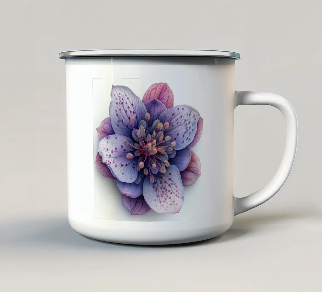 Fiore di schiuma 1 tazza in smalto da Bold Blooms