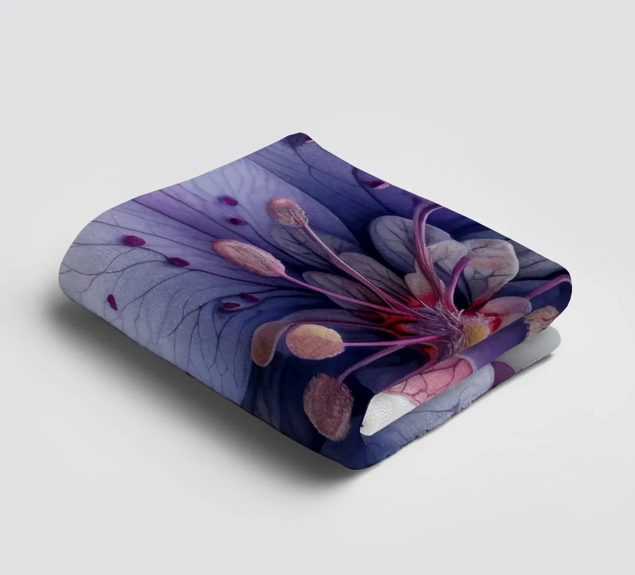 Foamflower 1 towel by Bold Blooms