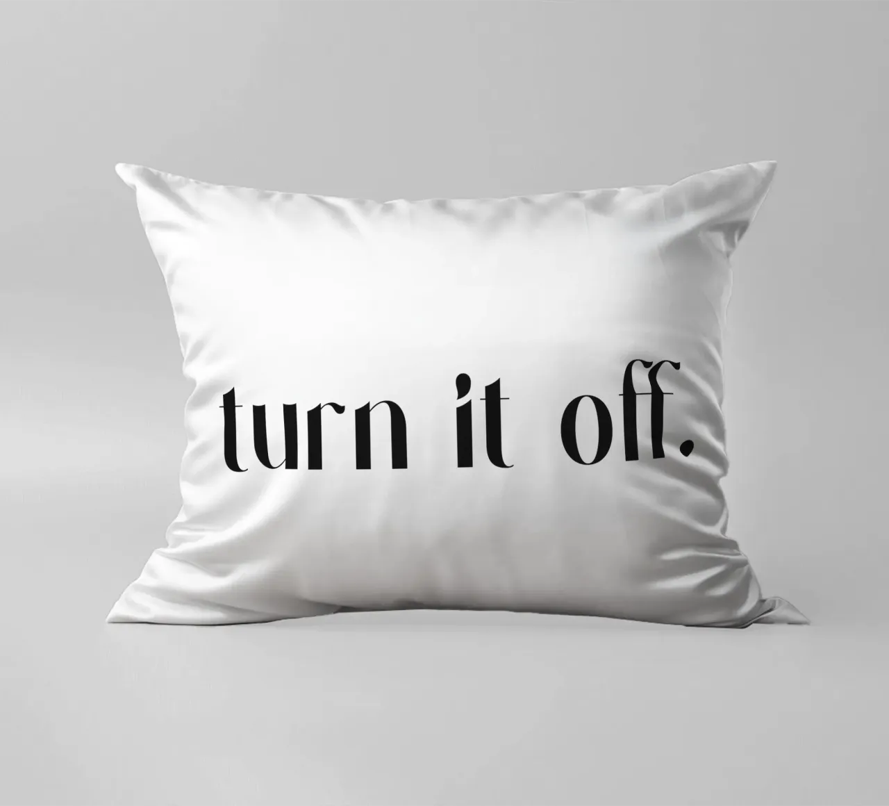 Turn It Off cojín de treechild