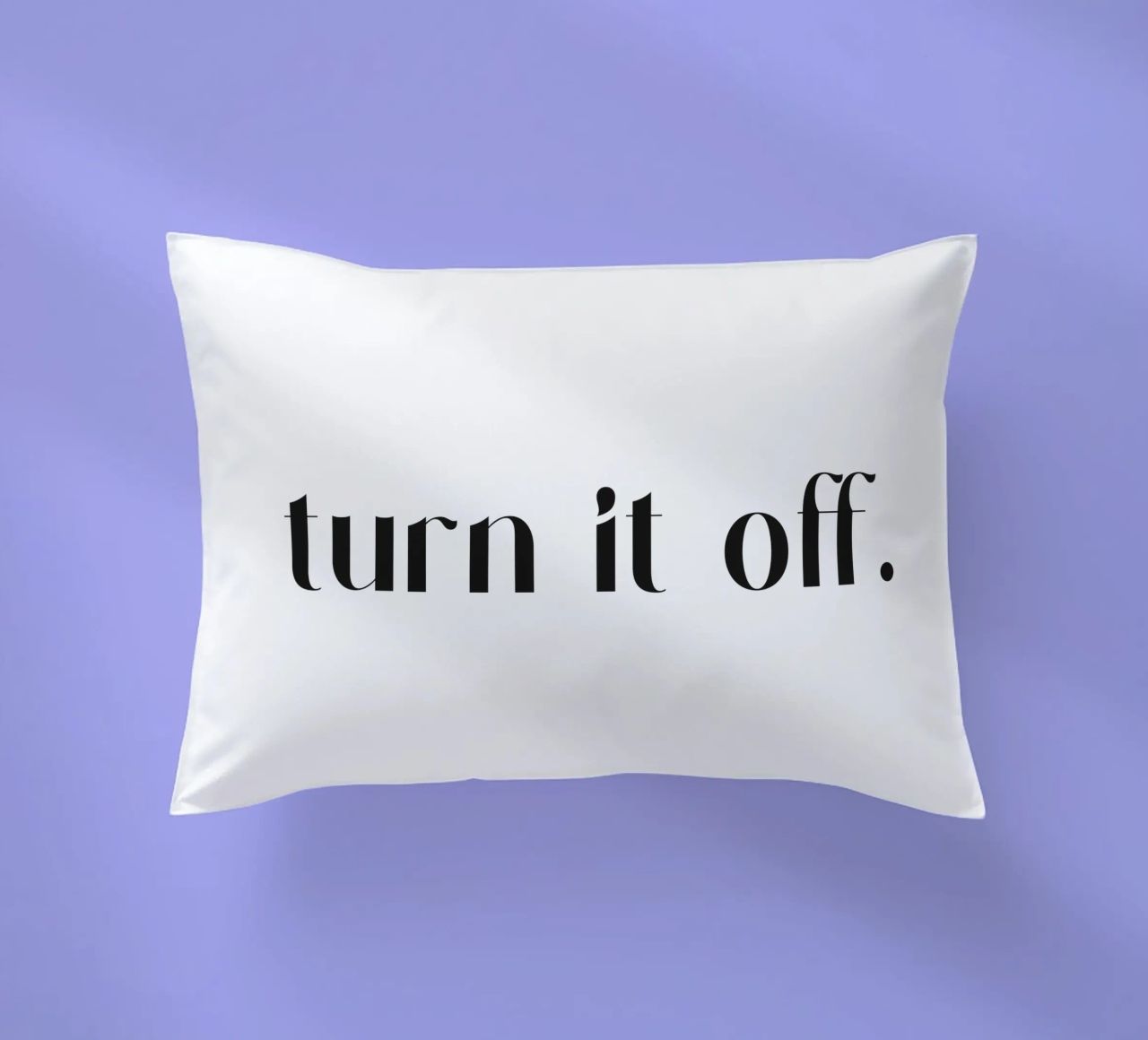 Turn It Off cuscino da treechild