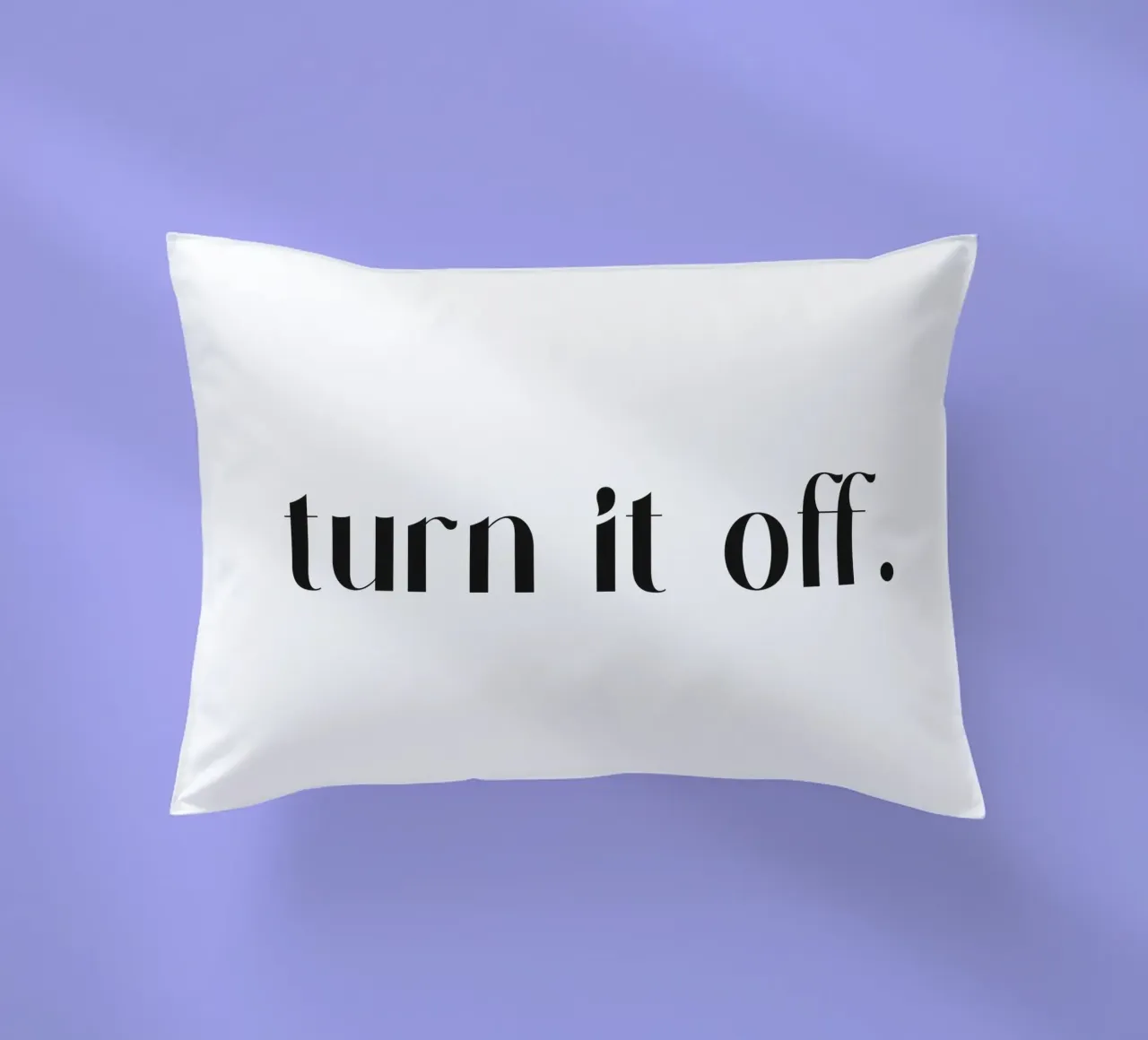 Turn It Off cuscino da treechild