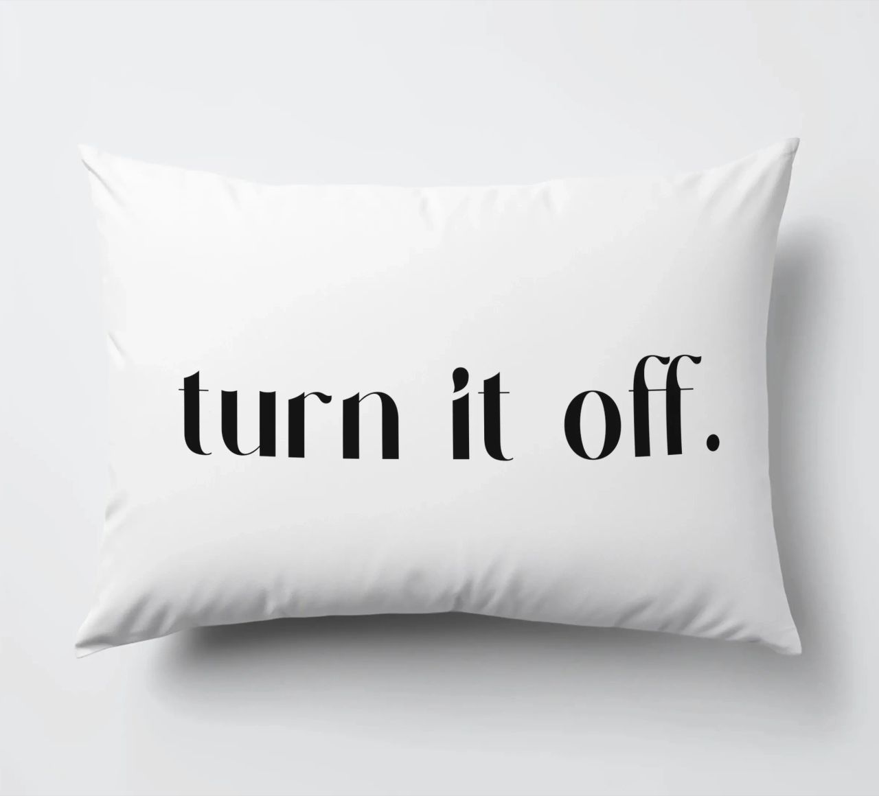 Turn It Off cuscino da treechild