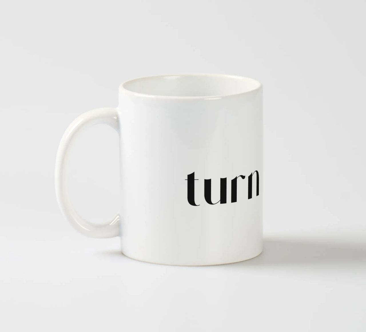 Turn It Off tazza in ceramica da treechild