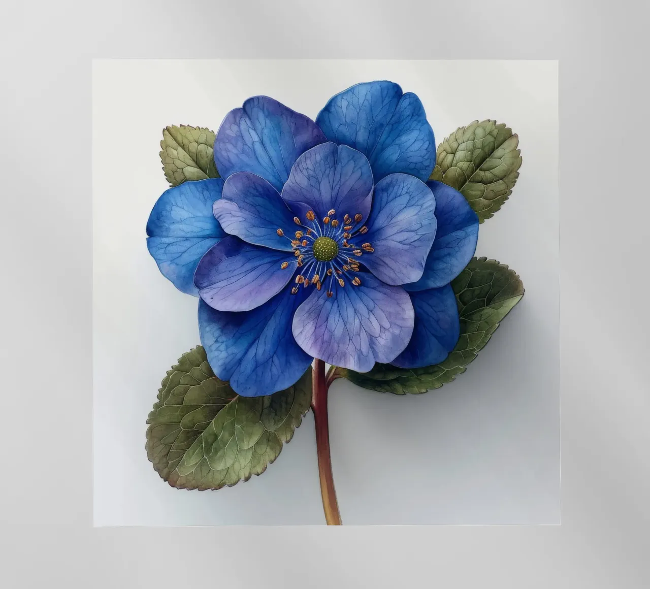 Fiore Forget Me Not 2 pellicola backlit da Bold Blooms