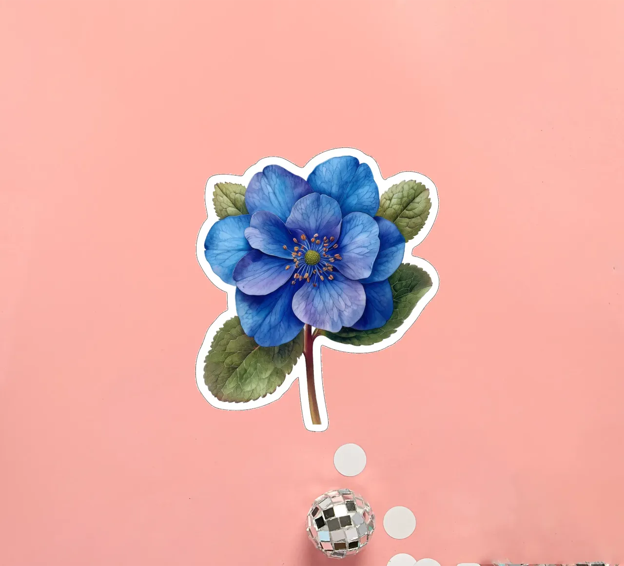 Fiore Forget Me Not 2 adesivo da Bold Blooms