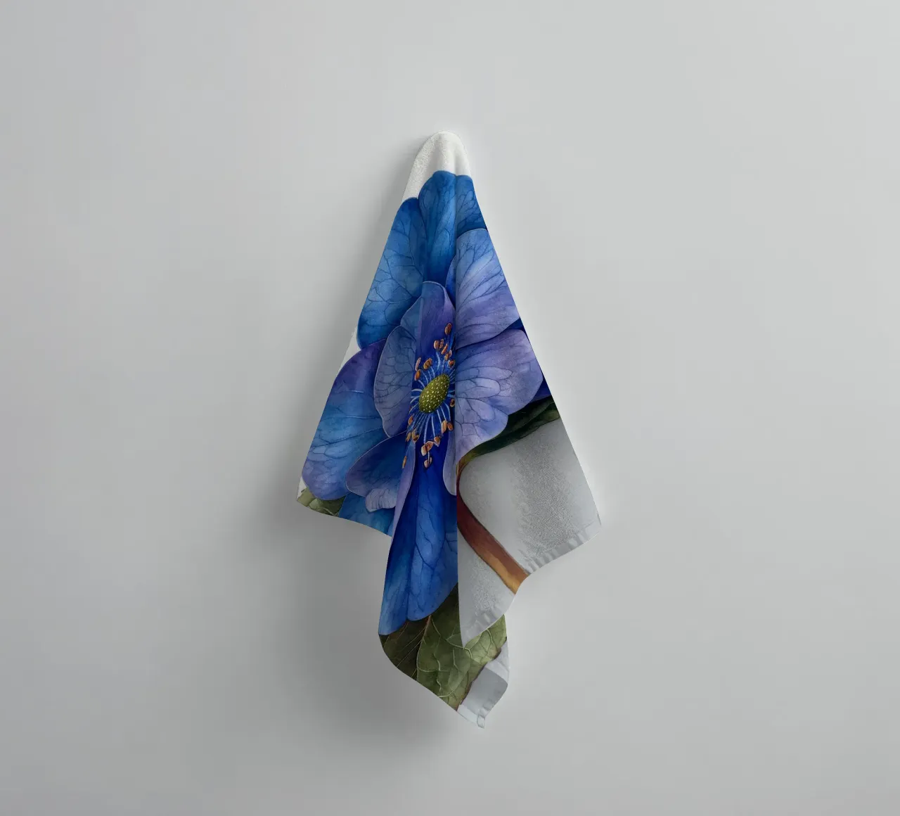 Fiore Forget Me Not 2 asciugamano da bagno da Bold Blooms