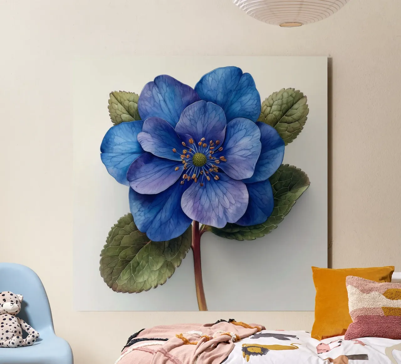 Fiore Forget Me Not 2 alluminio dibond da Bold Blooms