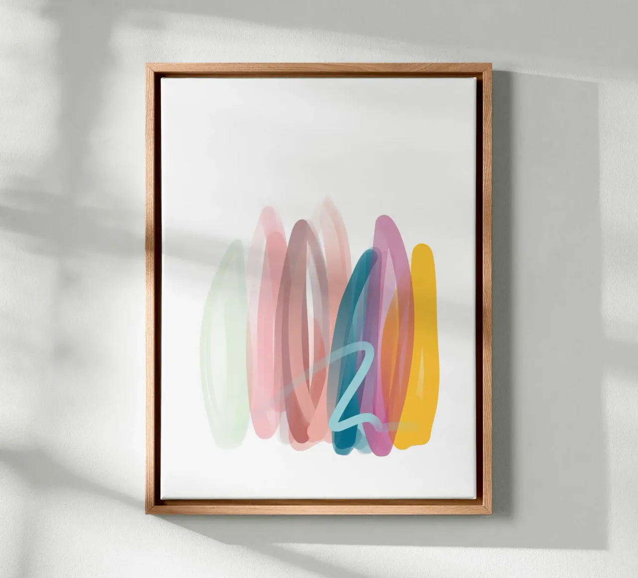 Surfboards Illustration Wasserfarben tela con Cornice a cassetta da LIMITED EDITION LETTERS