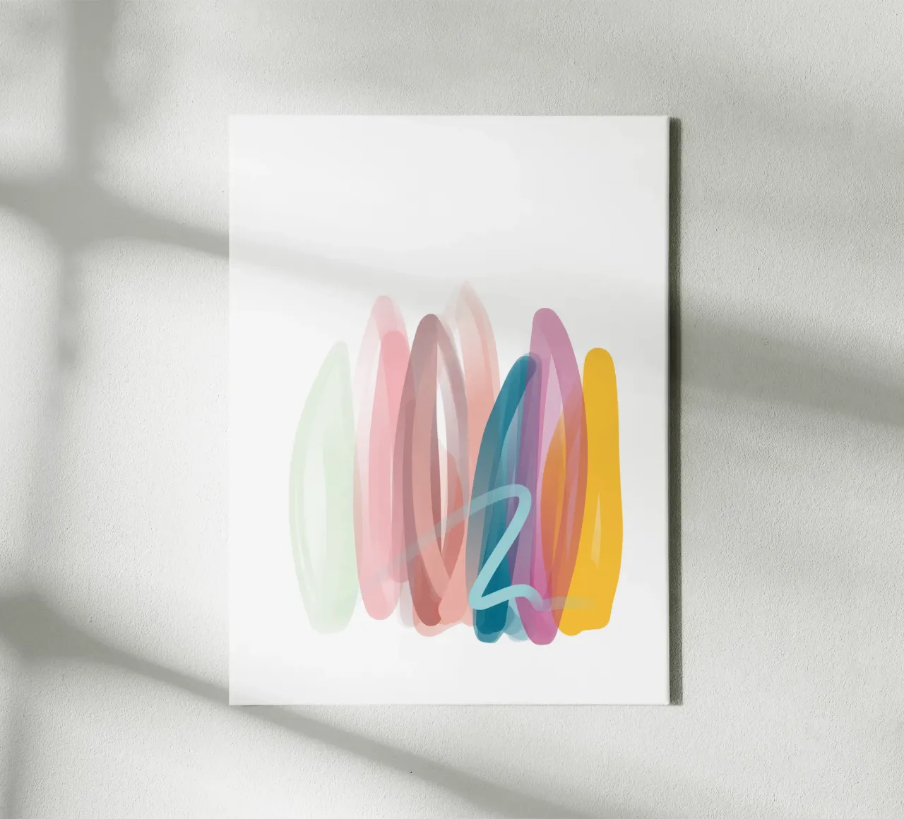 Surfboards Illustration Wasserfarben tela con Cornice a cassetta da LIMITED EDITION LETTERS
