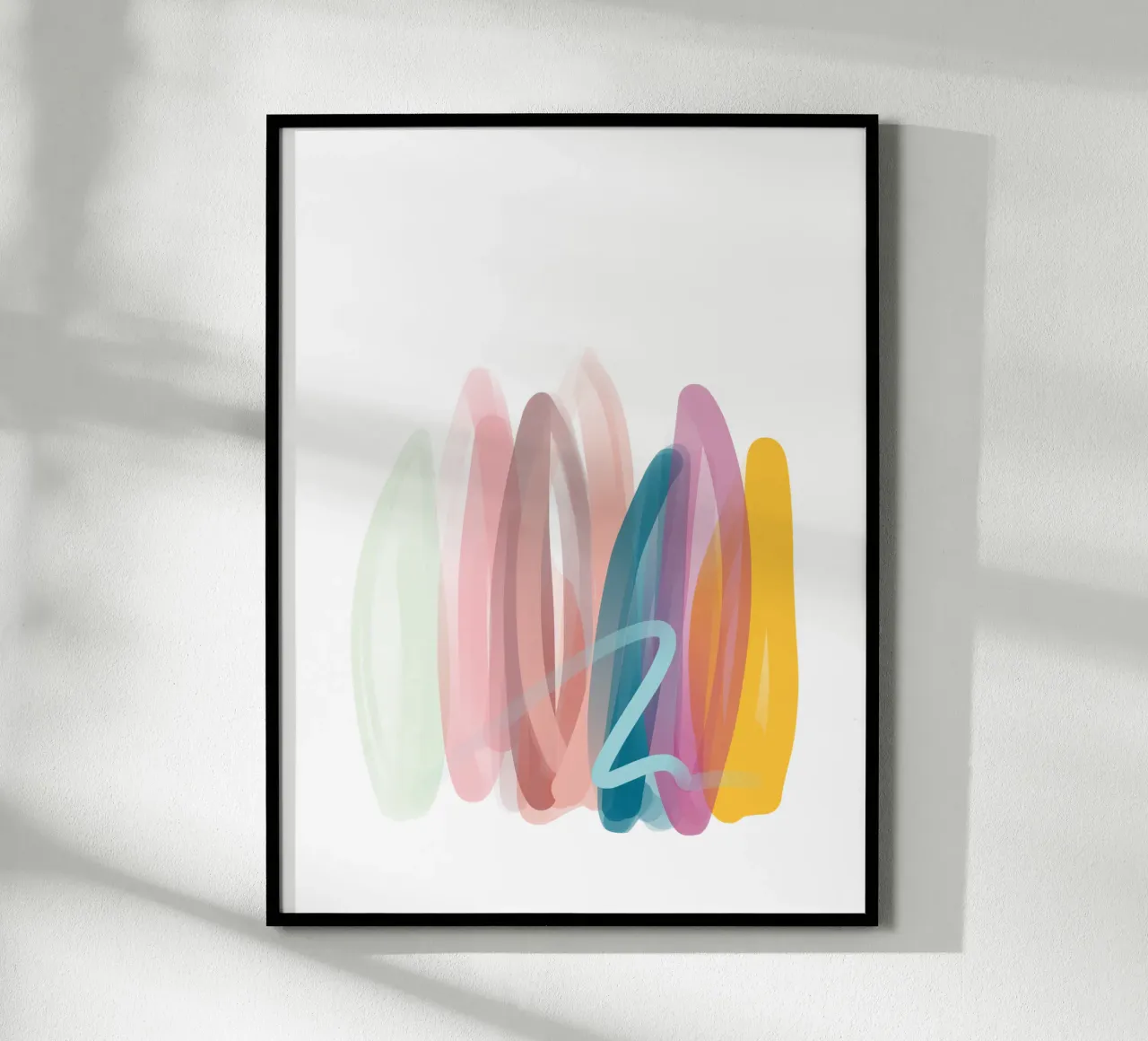 Surfboards Illustration Wasserfarben poster con telaio in alluminio da LIMITED EDITION LETTERS