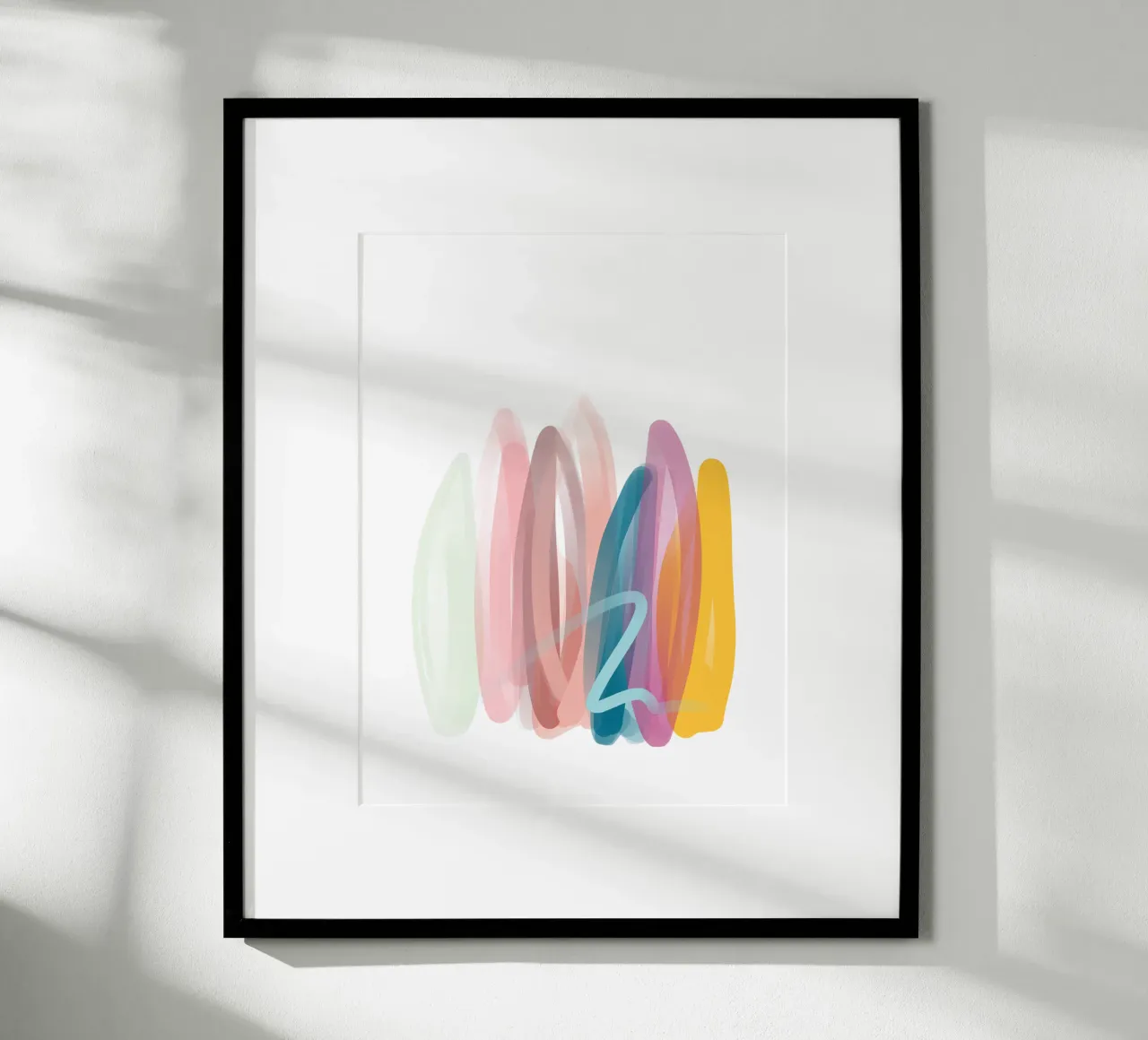 Surfboards Illustration Wasserfarben poster con telaio in alluminio da LIMITED EDITION LETTERS