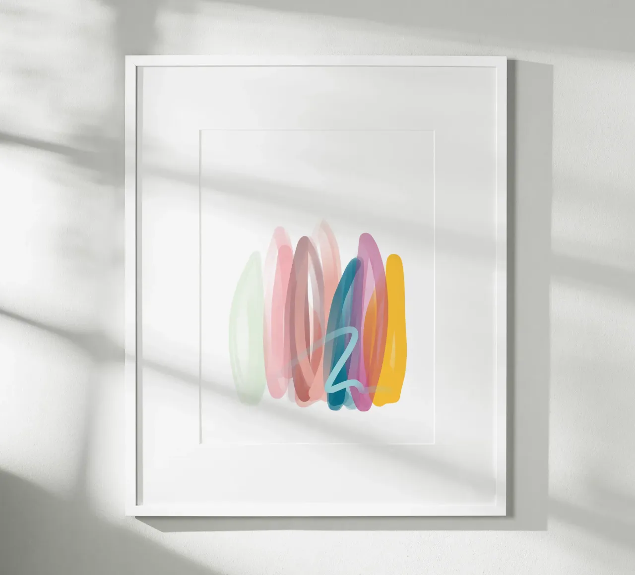 Surfboards Illustration Wasserfarben poster con telaio in alluminio da LIMITED EDITION LETTERS