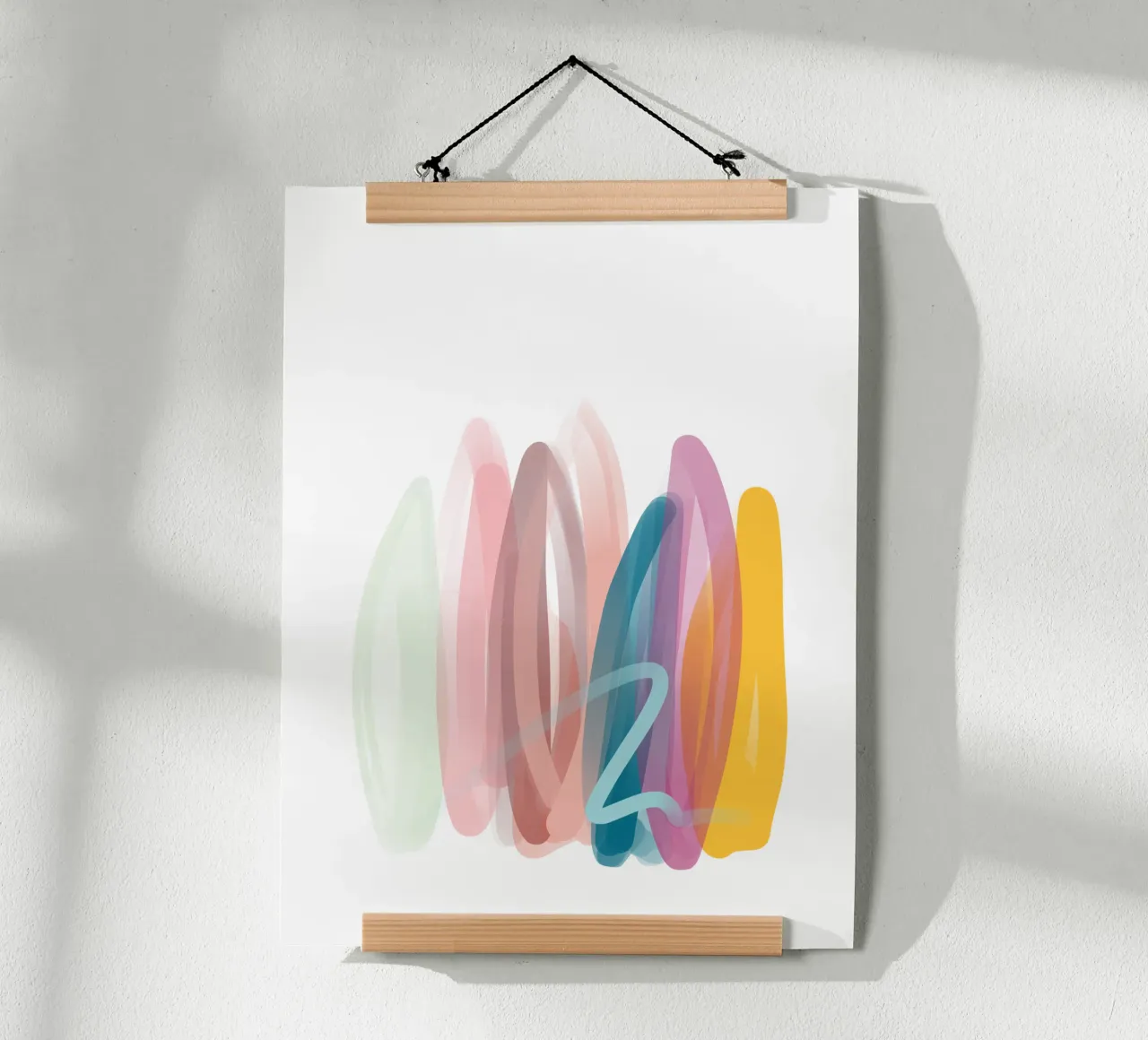 Surfboards Illustration Wasserfarben poster con telaio in alluminio da LIMITED EDITION LETTERS