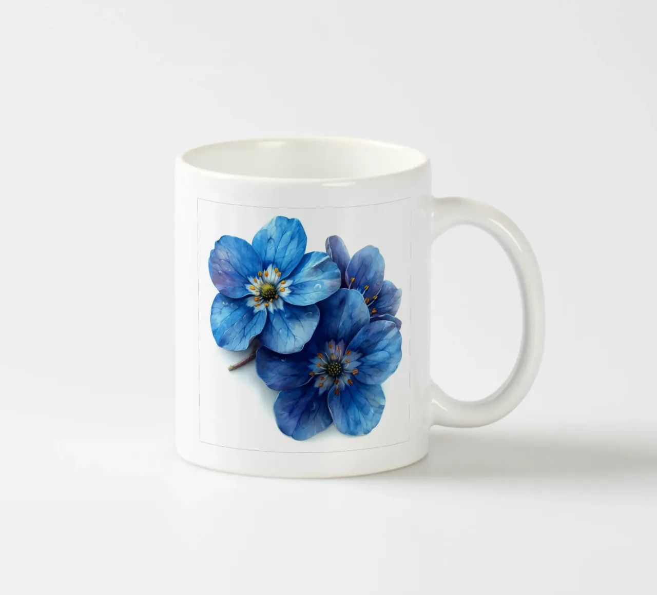 Fiore Forget Me Not 3 tazza in ceramica da Bold Blooms
