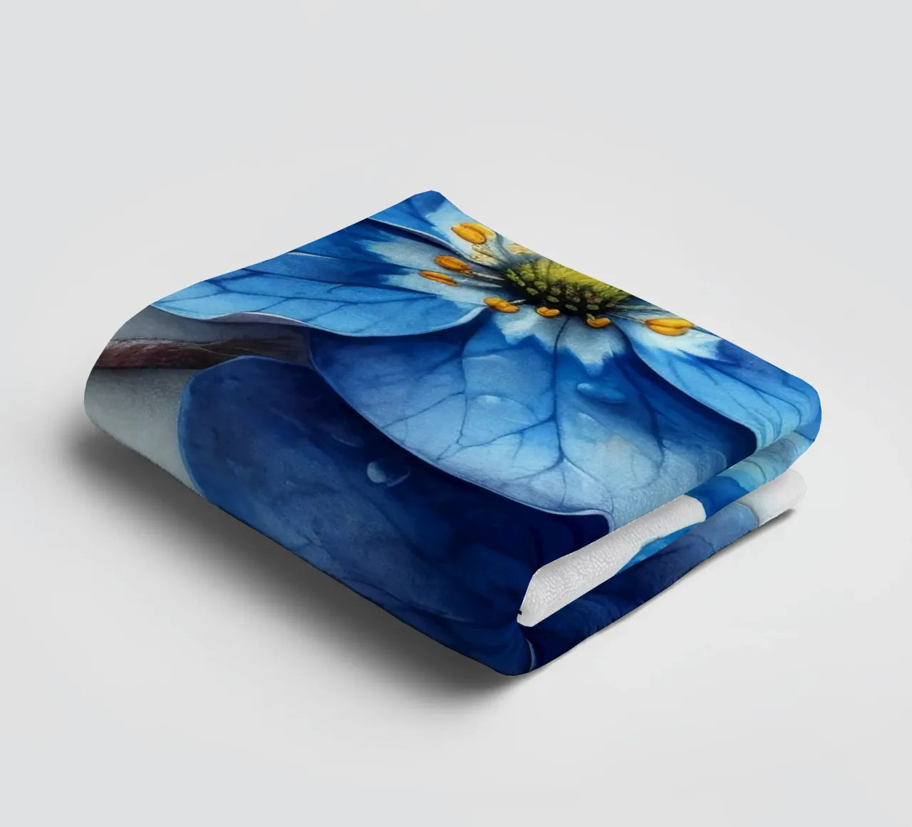 Fiore Forget Me Not 3 asciugamano da bagno da Bold Blooms