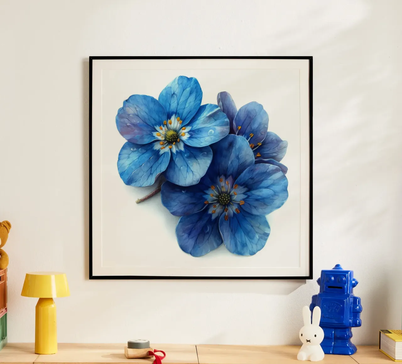 Fiore Forget Me Not 3 carta hahnemühle da Bold Blooms