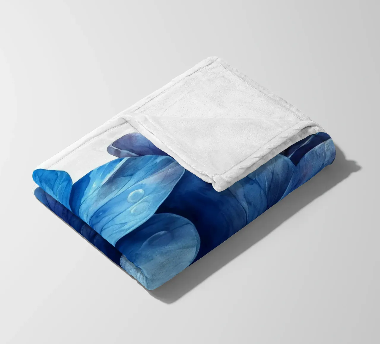 Fiore Forget Me Not 3 coperta in pile da Bold Blooms