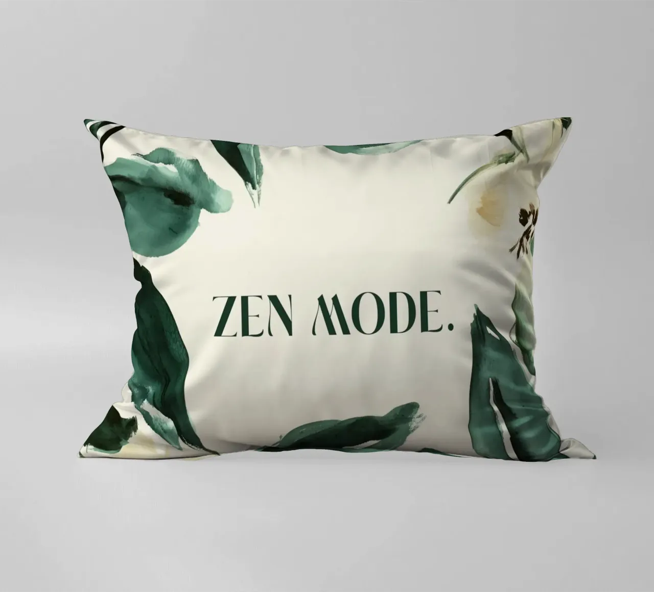 Zen Mode (Floral) cuscino da treechild