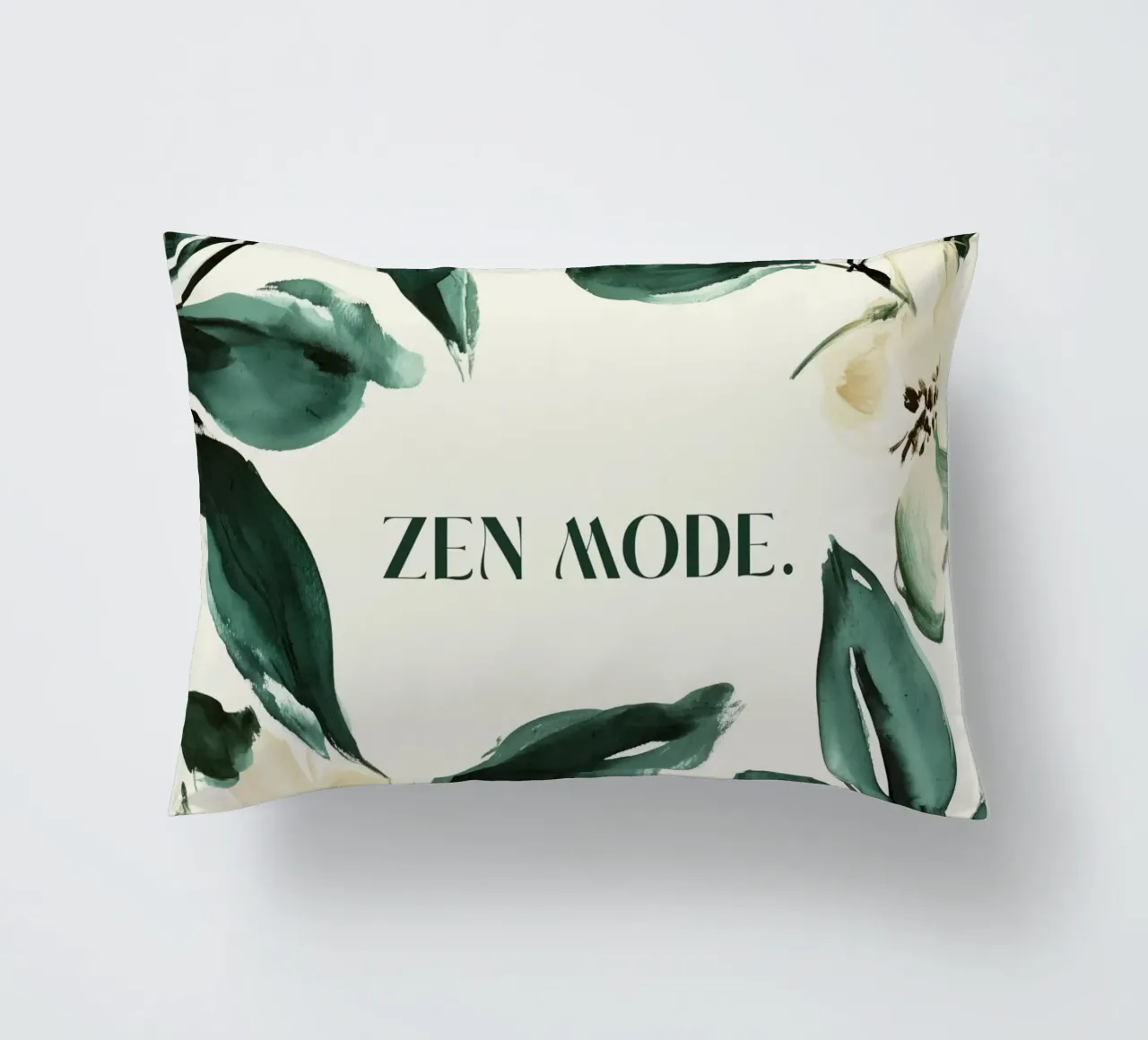 Zen Mode (Floral) cuscino da treechild