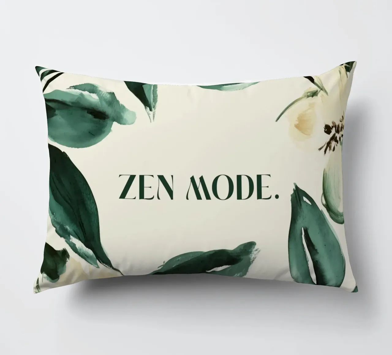 Zen Mode (Floral) cuscino da treechild