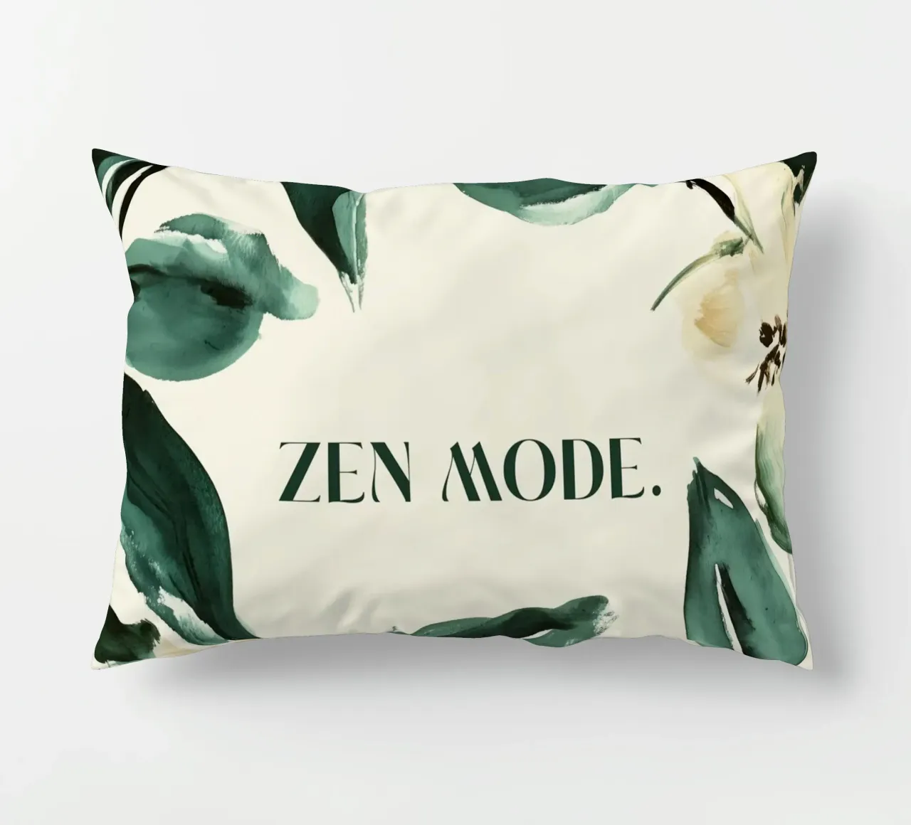 Zen Mode (Floral) cuscino da treechild