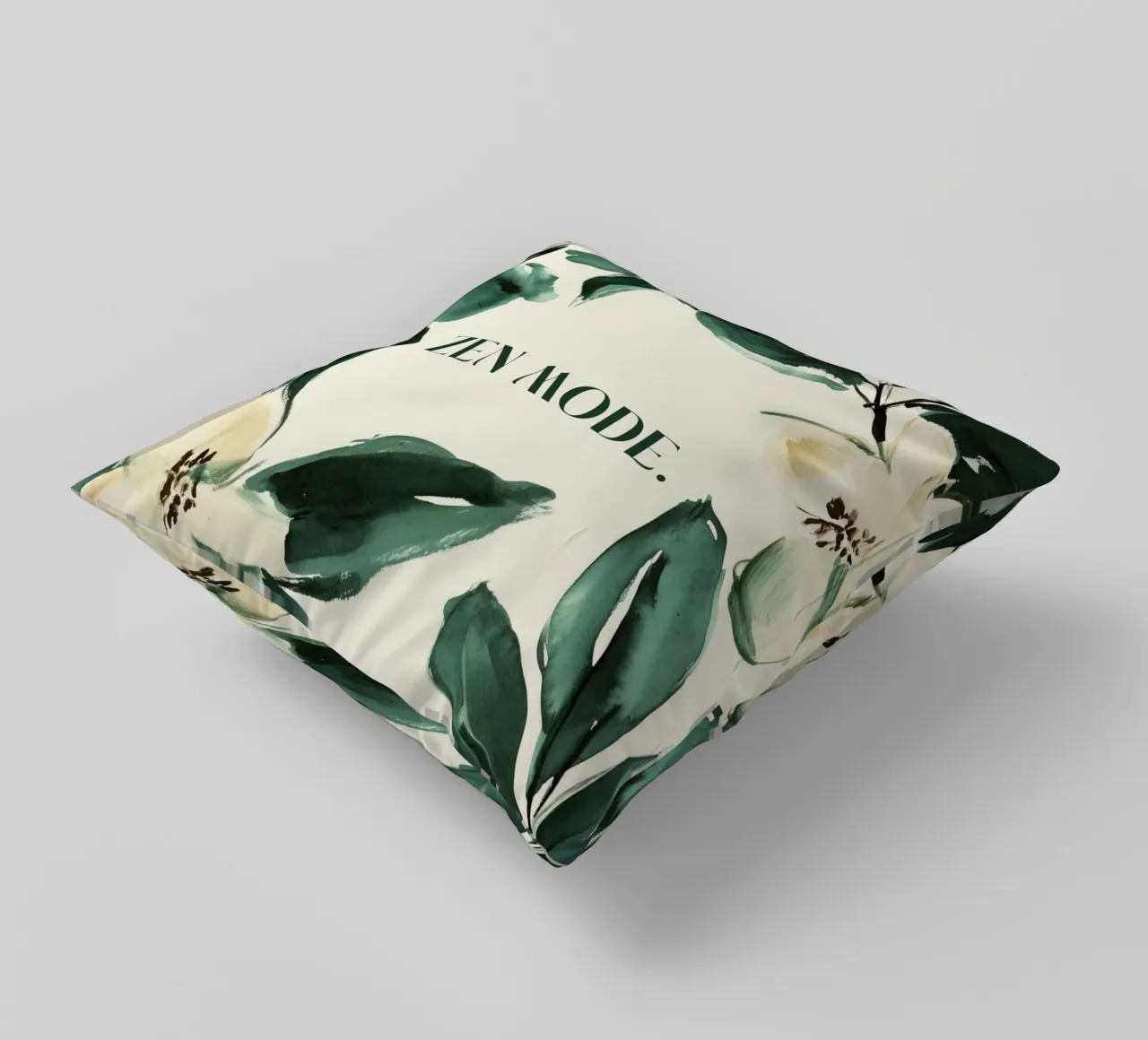 Zen Mode (Floral) cuscino da treechild