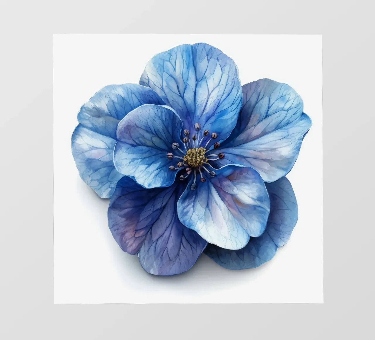 Fiore Forget Me Not 4 telo in pvc da Bold Blooms
