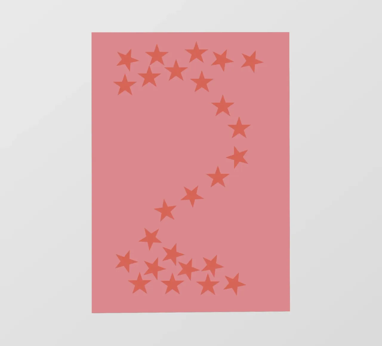 Falling pink stars photo wallpaper by Something for you