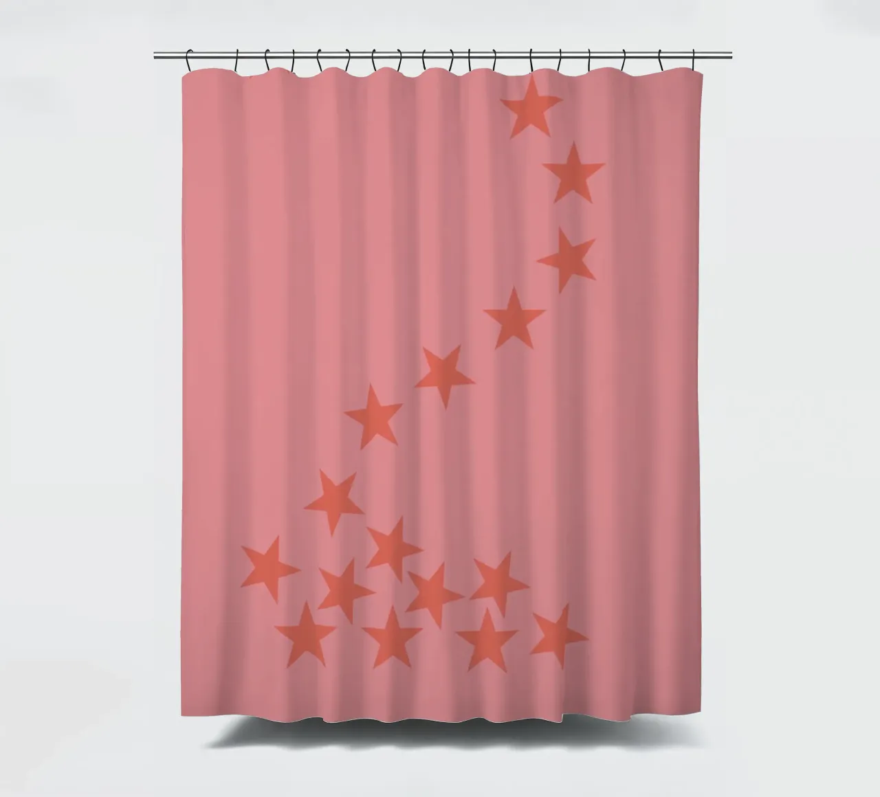 Stelle rosa cadenti tenda da doccia da Something for you