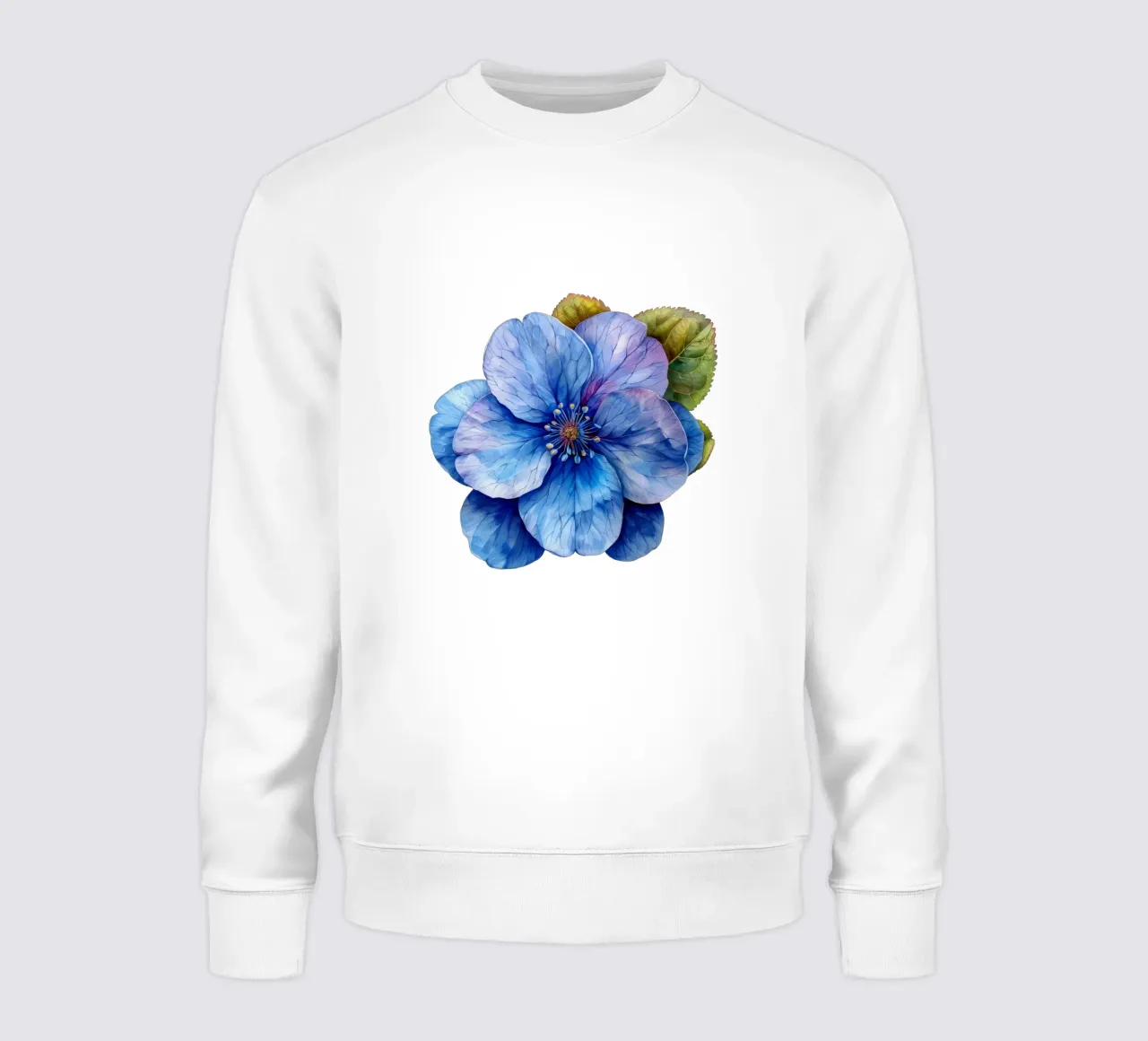 Fiore Forget Me Not 1 felpa da Bold Blooms