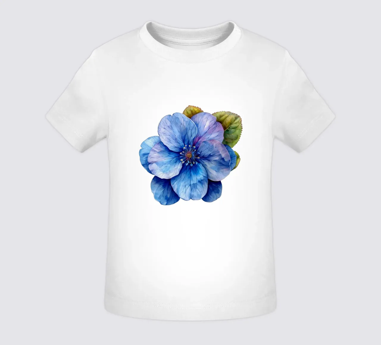 Fiore Forget Me Not 1 maglietta neonato da Bold Blooms