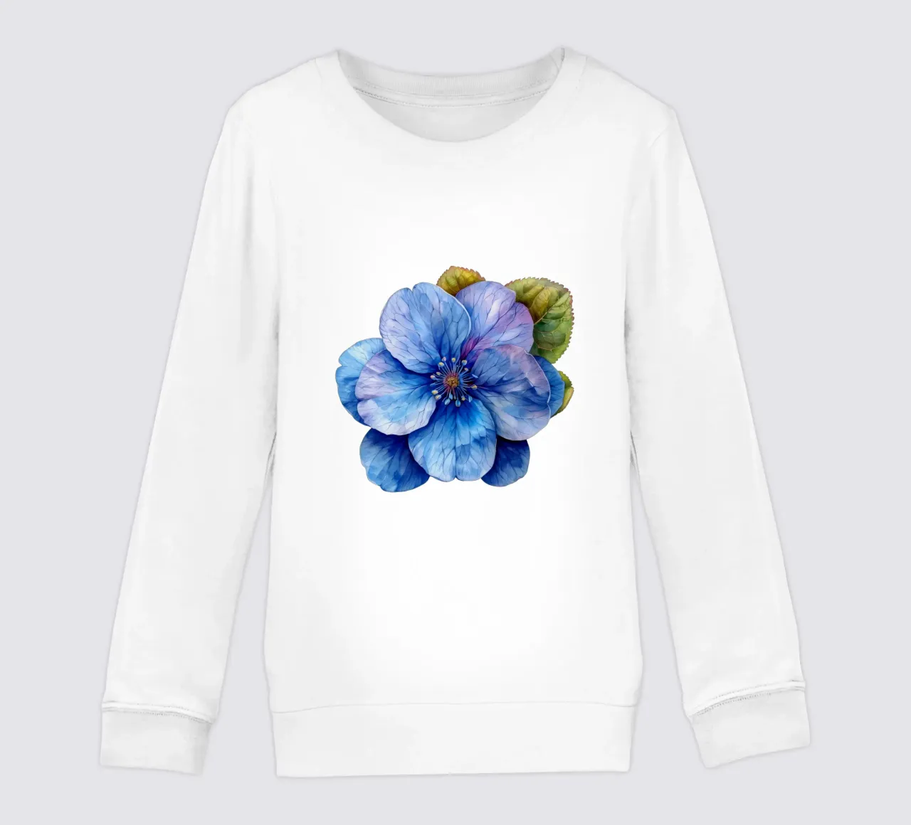 Fiore Forget Me Not 1 felpa bambino da Bold Blooms