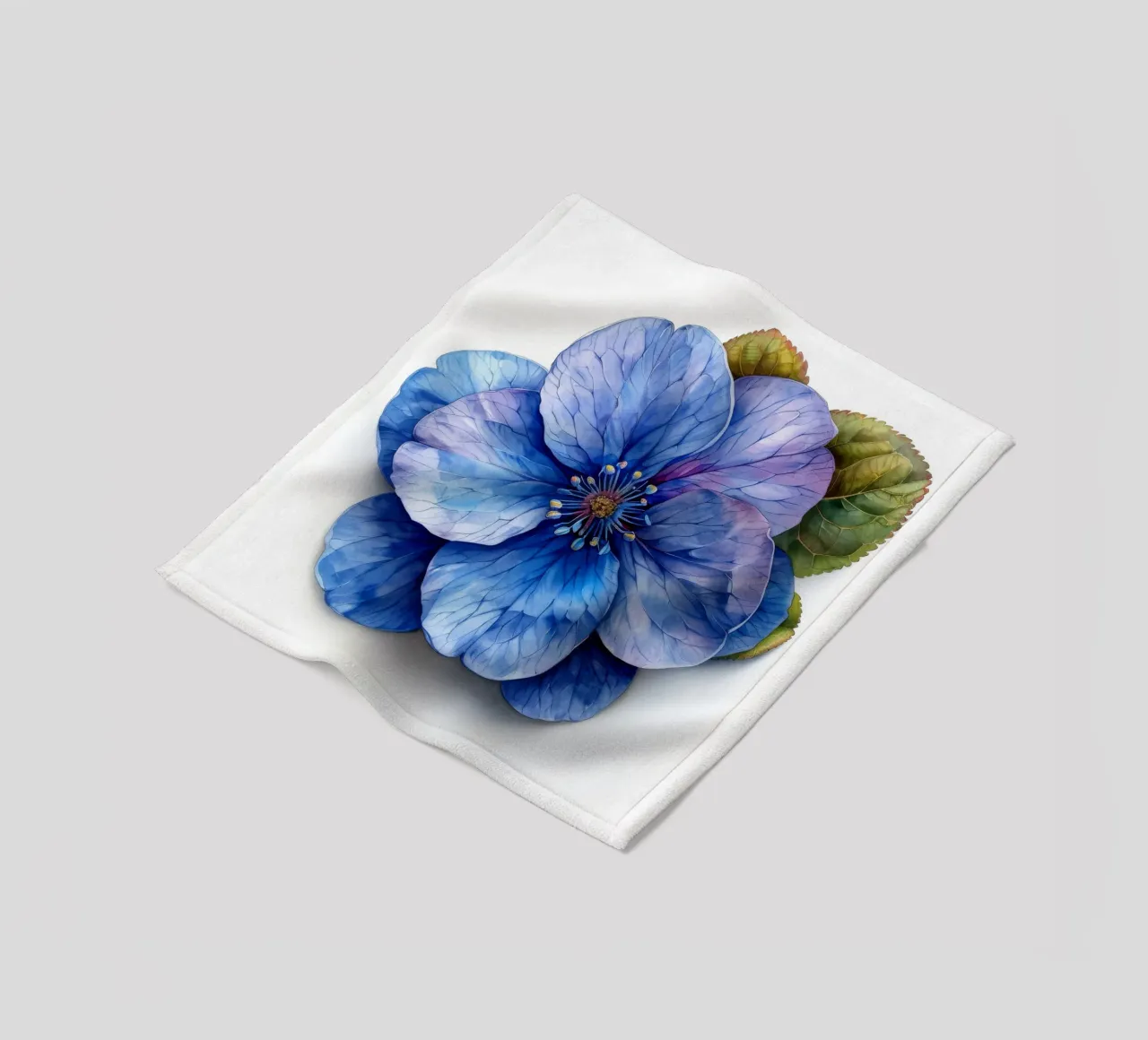 Fiore Forget Me Not 1 coperta in pile da Bold Blooms