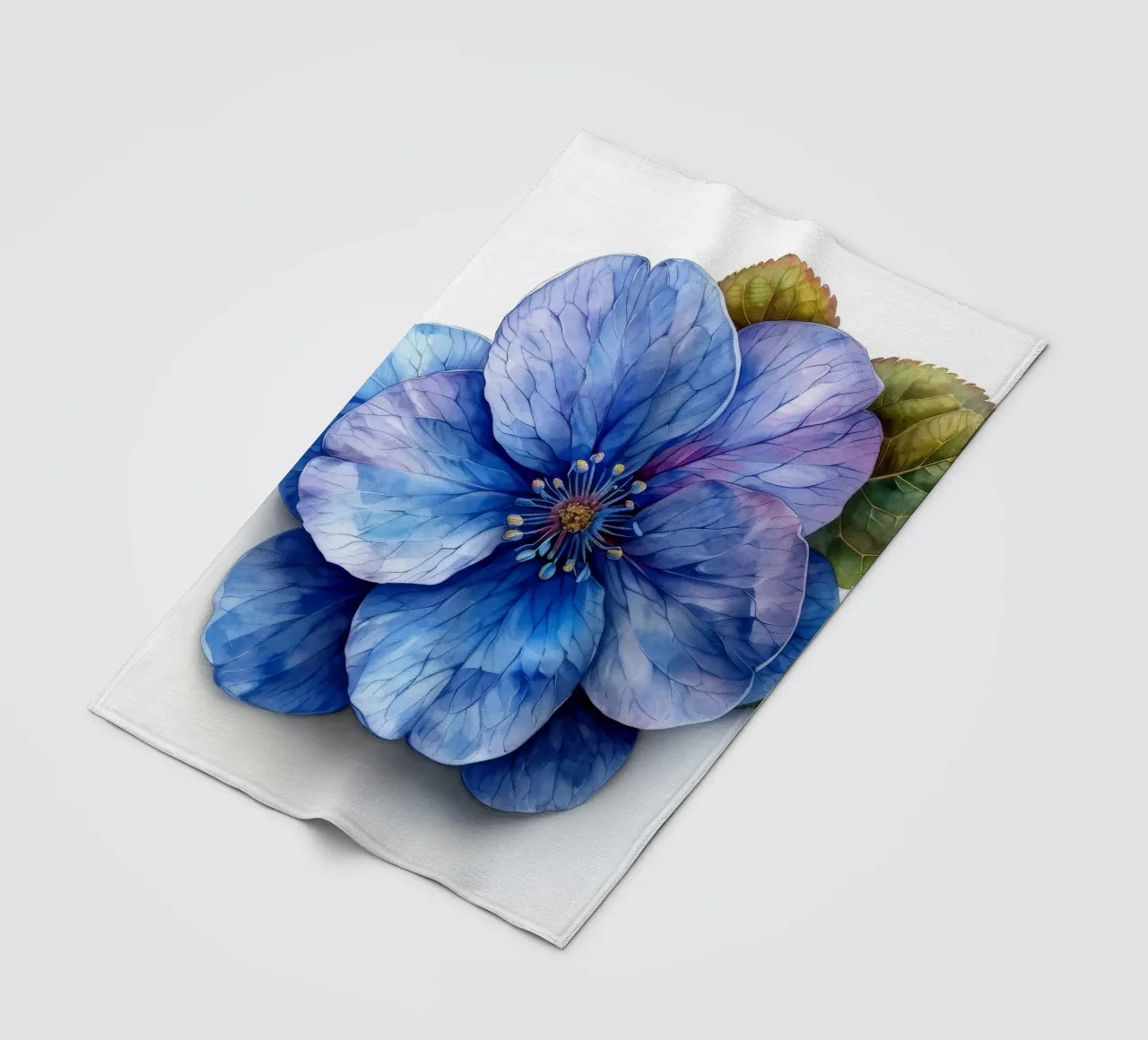 Fiore Forget Me Not 1 coperta in pile da Bold Blooms