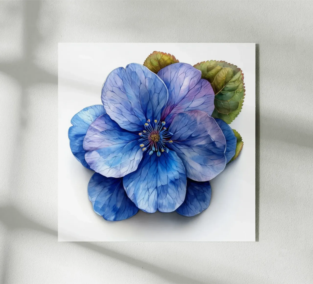 Fiore Forget Me Not 1 plexiglass da Bold Blooms