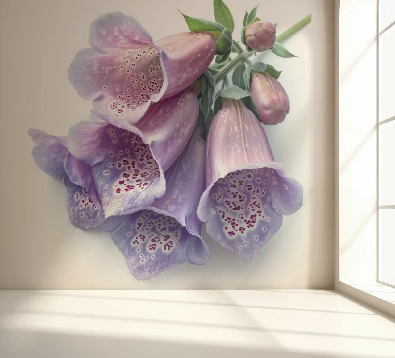Fleur de digitale 2 papier peint photo de Bold Blooms