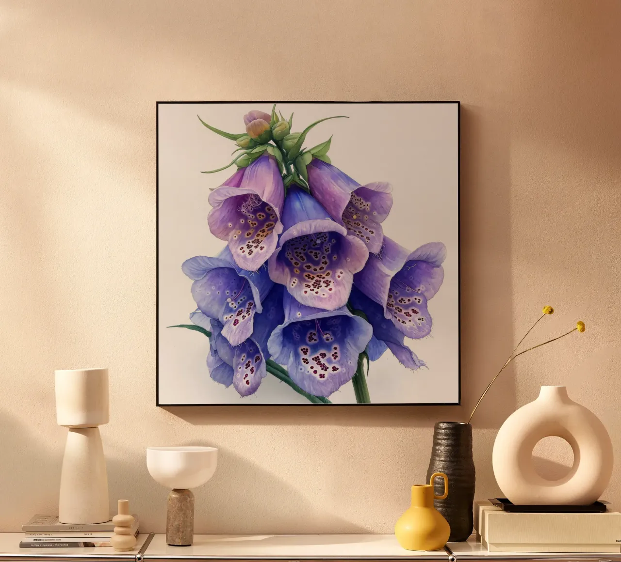 Fiore di volpe 3 alluminio dibond da Bold Blooms