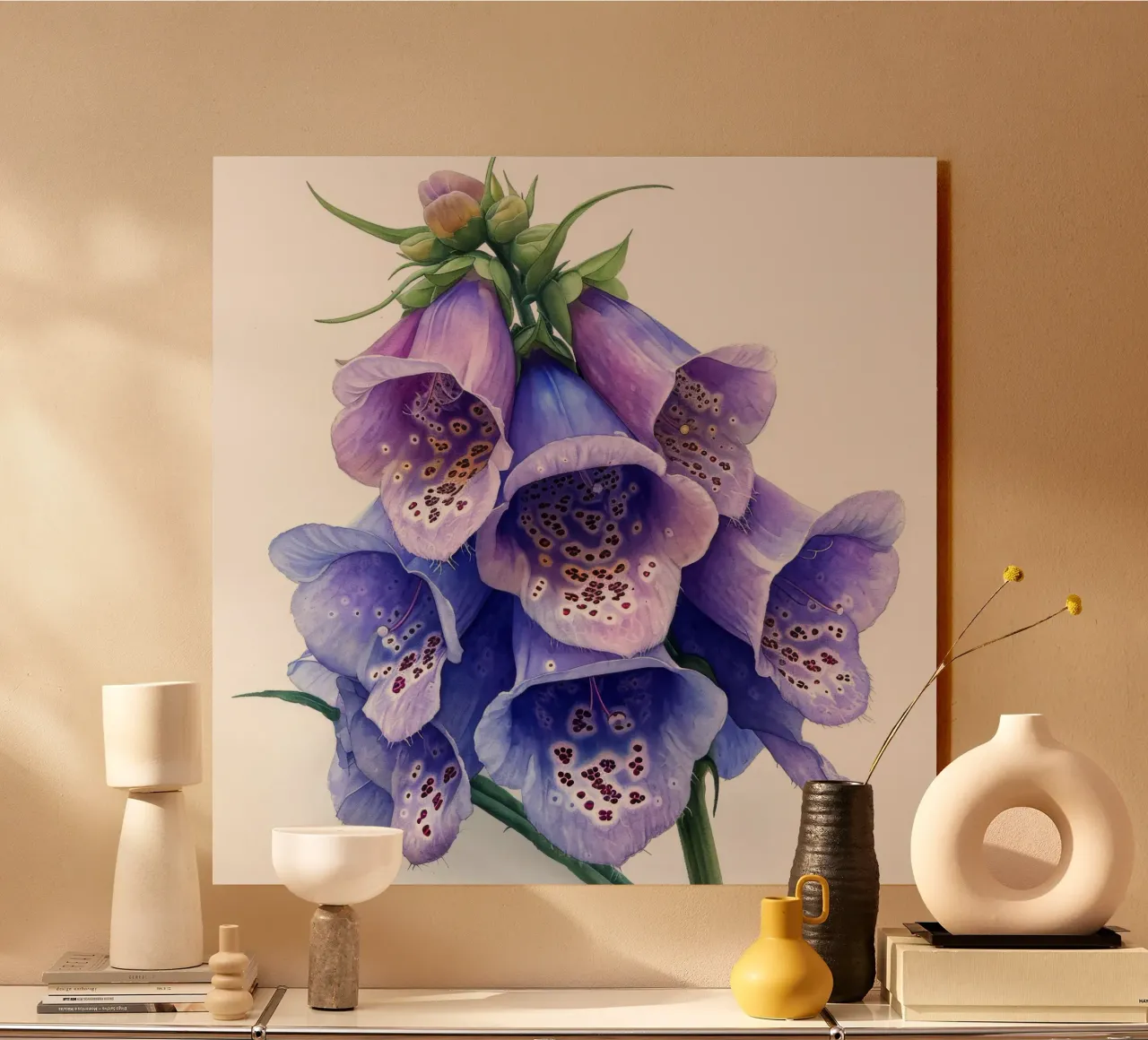 Fiore di volpe 3 alluminio dibond da Bold Blooms
