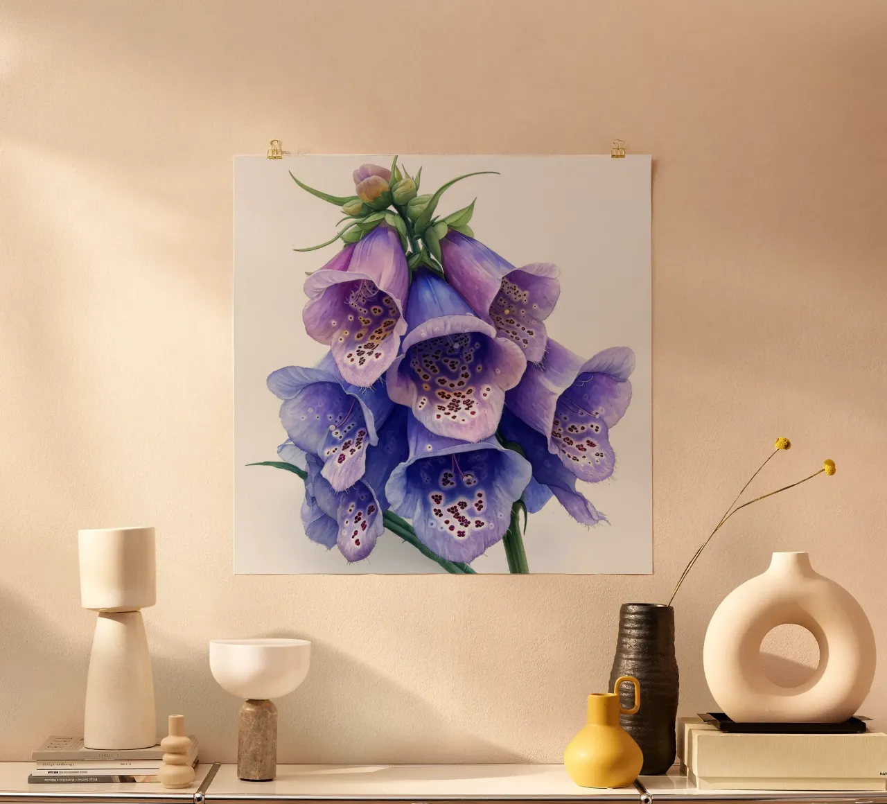 Fiore di volpe 3 carta hahnemühle da Bold Blooms