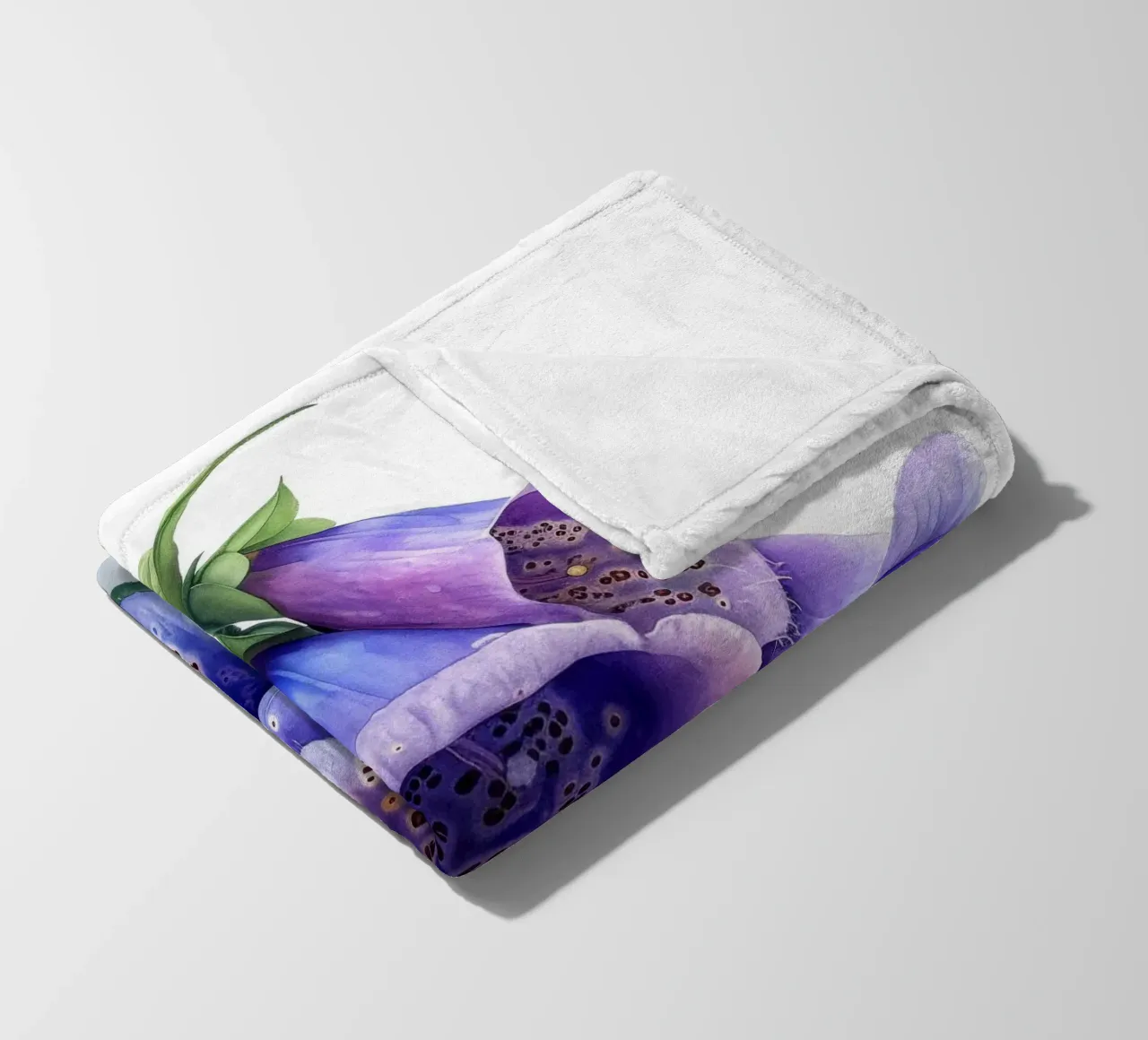 Fiore di volpe 3 coperta in pile da Bold Blooms