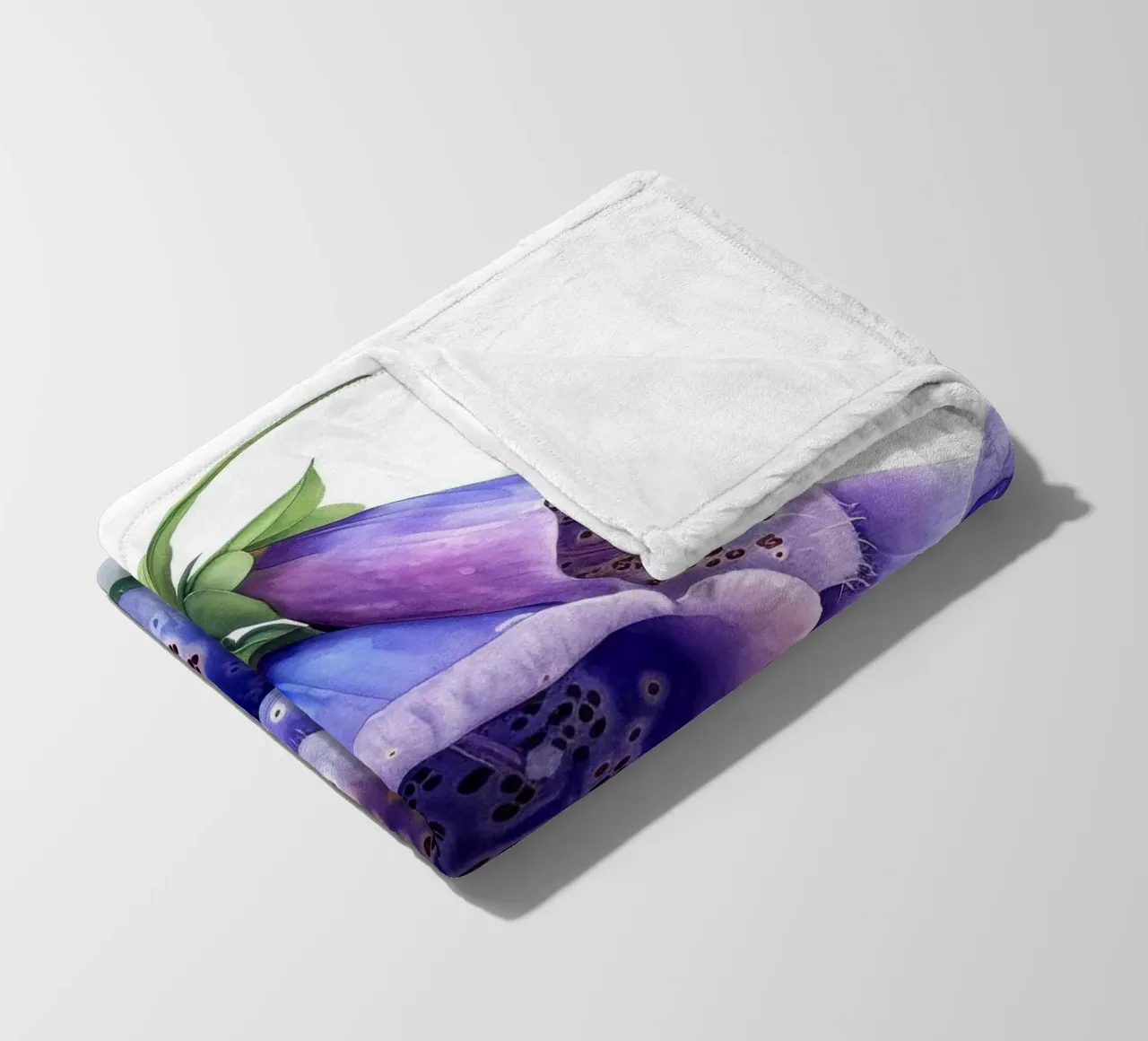 Fiore di volpe 3 coperta in pile da Bold Blooms