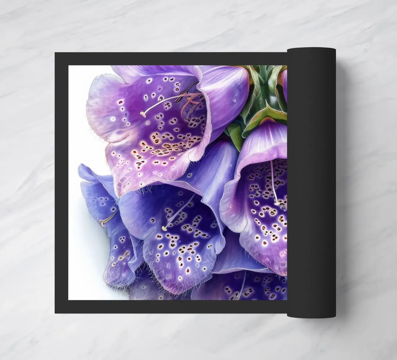 Fiore di volpe 4 zerbino da Bold Blooms