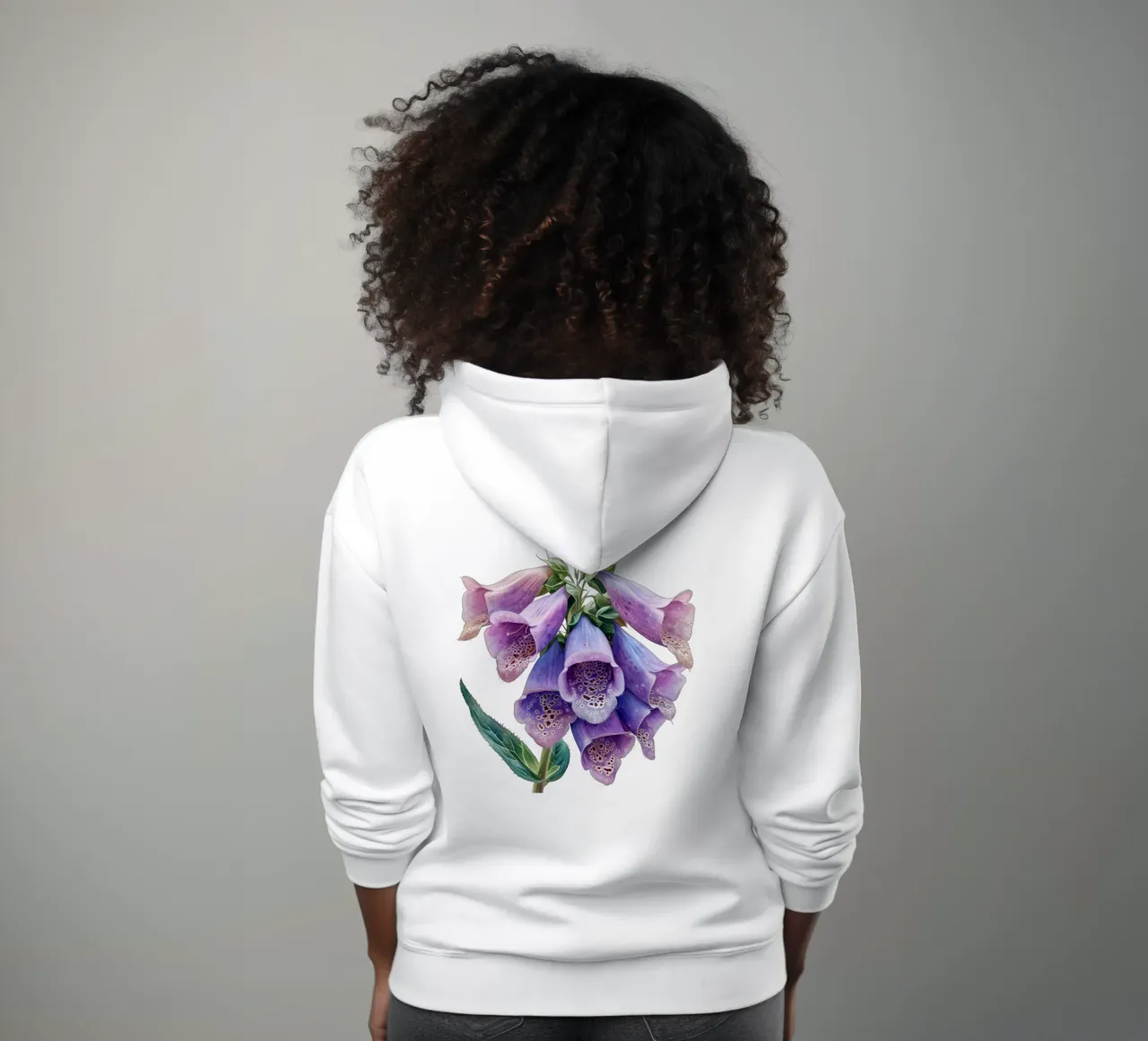 Fiore di volpe 1 felpa con cappuccio da Bold Blooms