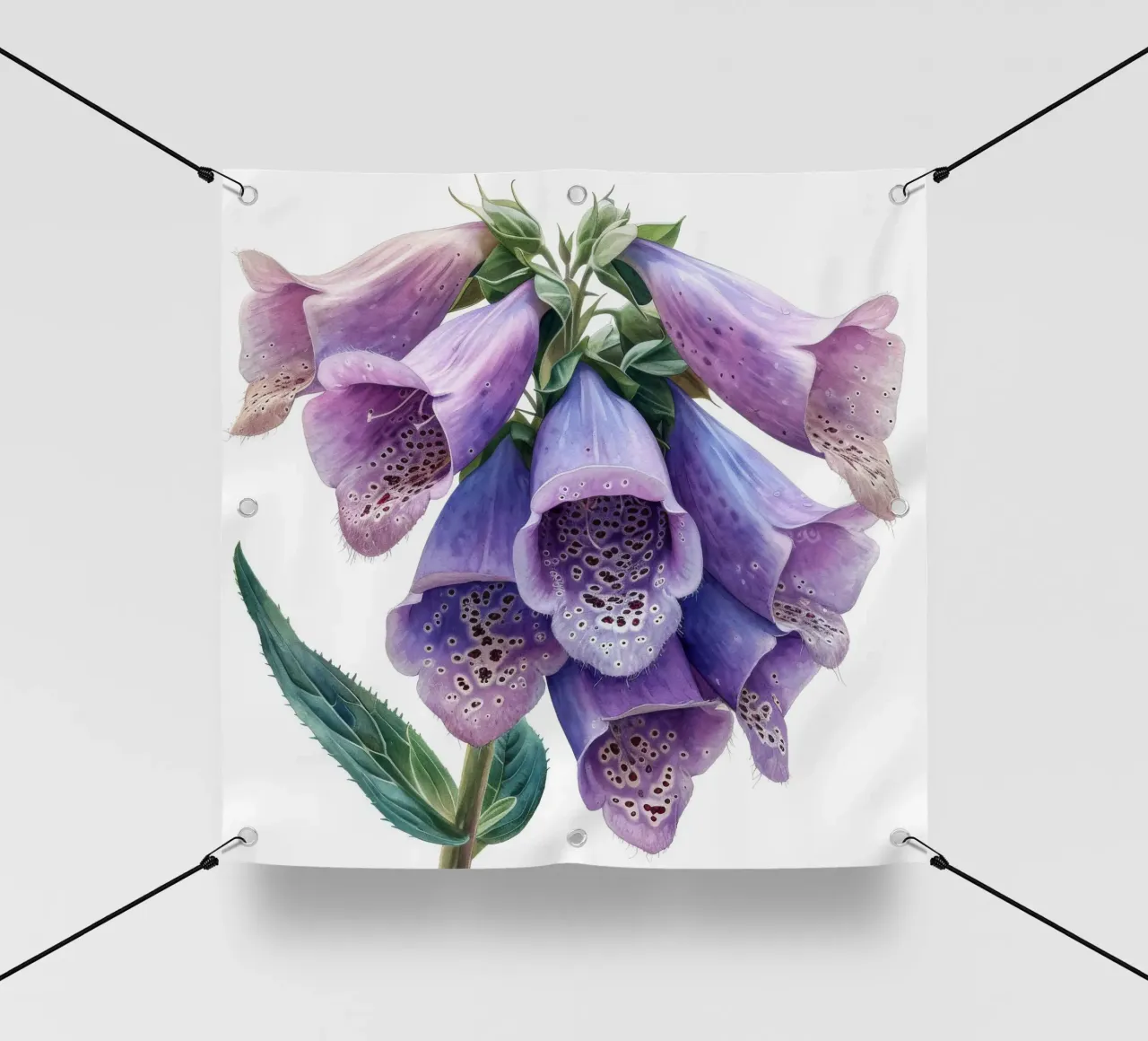Fiore di volpe 1 telo in pvc da Bold Blooms
