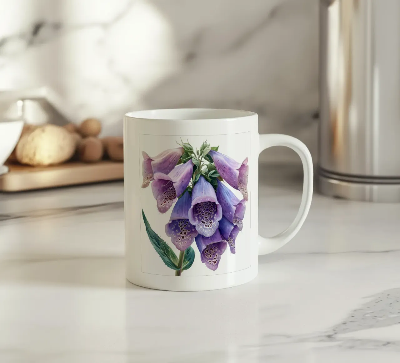 Fiore di volpe 1 tazza in ceramica da Bold Blooms
